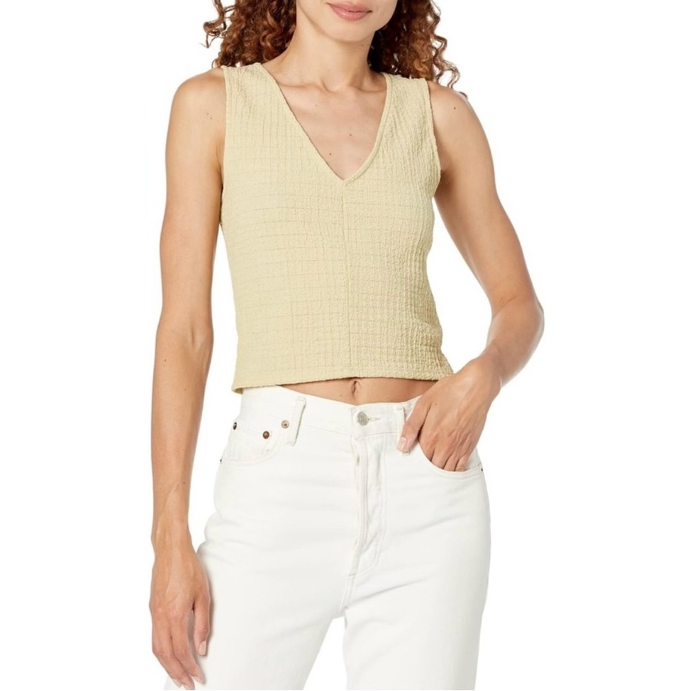 Madewell Pale Green Jacquard Tank